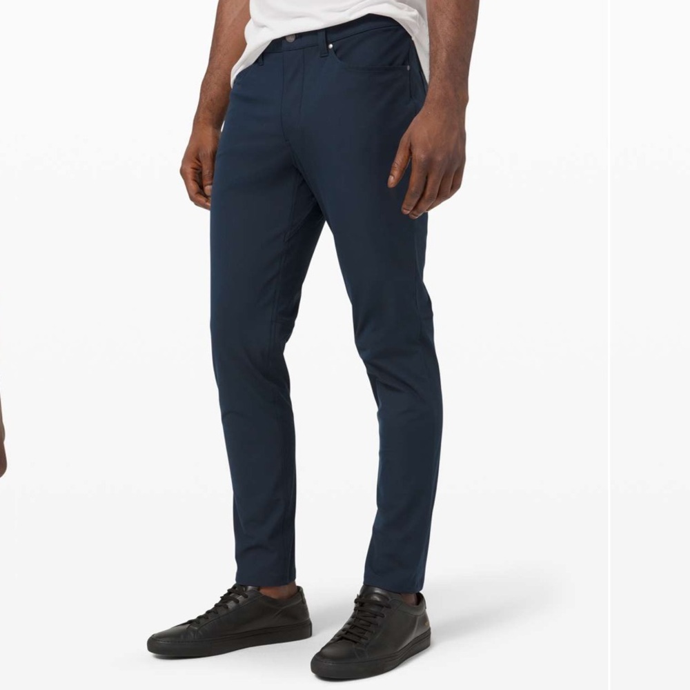 Lululemon ABC Pant Slim Warpstreme True Navy Athleisure Business Casual-32
